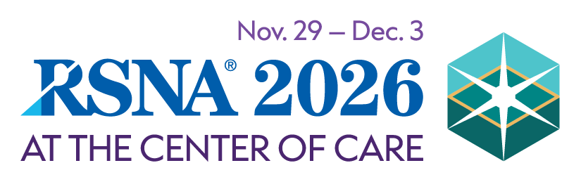 RSNA 2026 Logo, At the Center of Care.