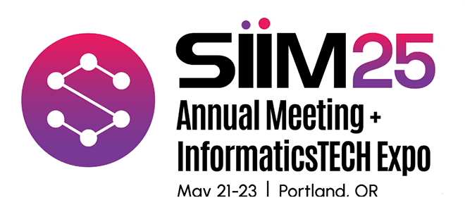 SIIM 2025 Logo, Leading Through Change, Technical Exhibits: June 27-29